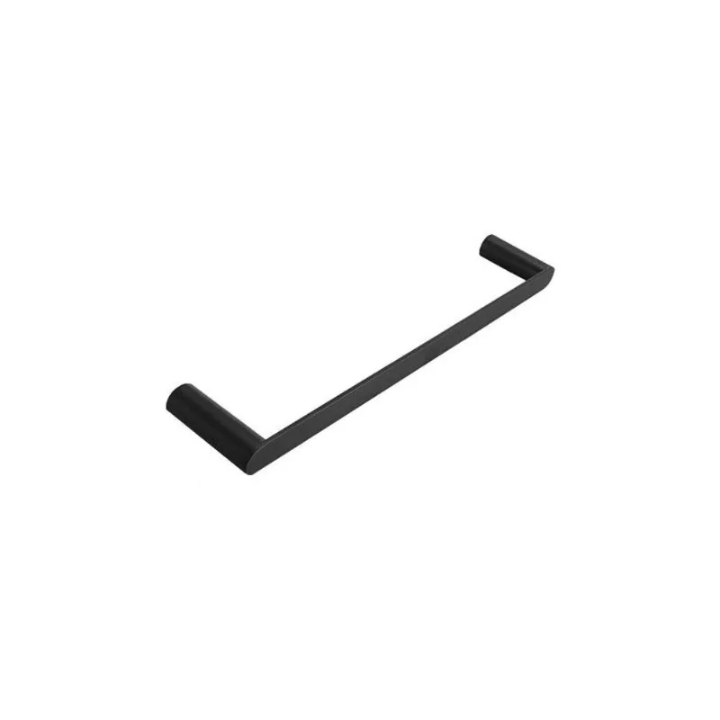 Porta Toalha 60cm Stilus Preto Fosco