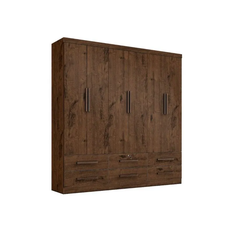 Roupeiro Maximus Plus Com 6 Portas E 6 Gavetas Zanzini