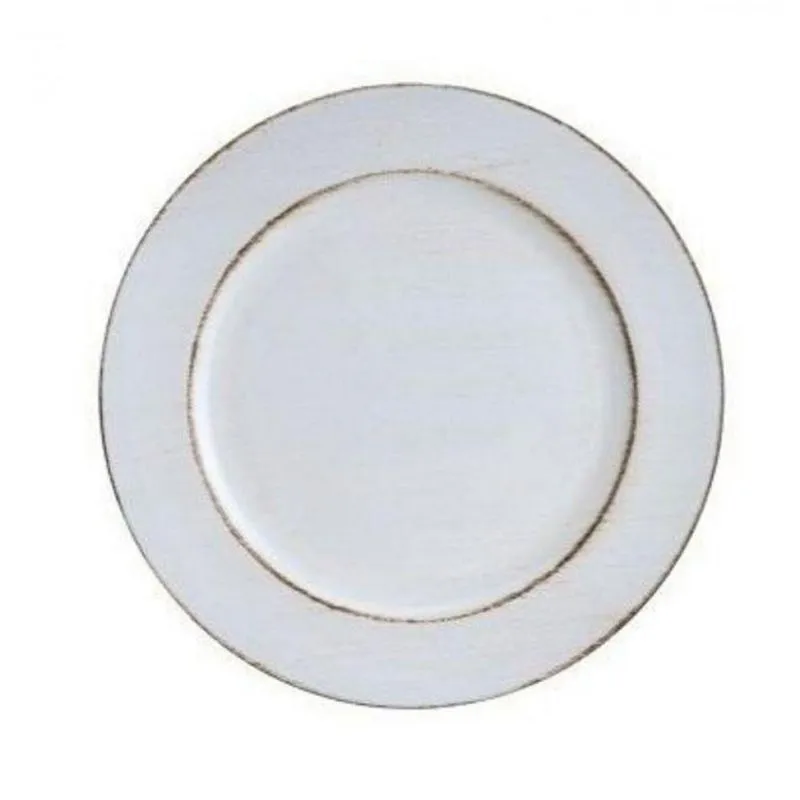 Conjunto De Sousplat Para Chá Opala De Plástico 25 Cm - Lyor