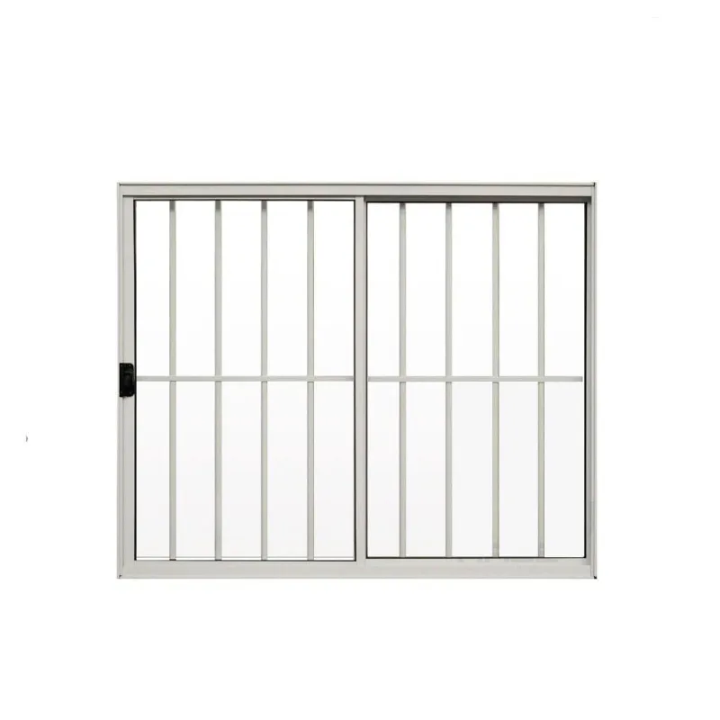 Janela 2 Folhas De Correr C/ Grade 1.00 X 1.20 Alumínio Branco Linha Modular - Hale
