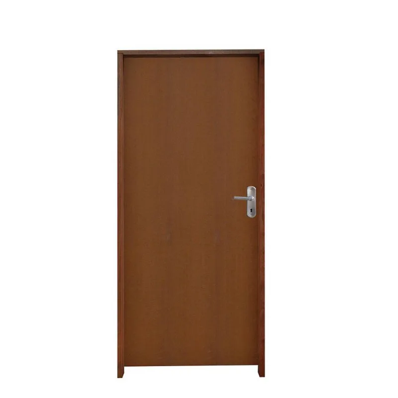 Kit Porta Lisa Padrão Imbuia 72 X 2.10 Batente Misto 11 Fechadura Comum Lado Esquerdo - Hale