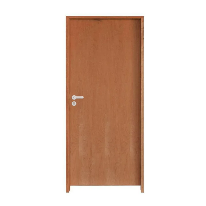 Kit Porta Lisa P.imbuia Batente Ecológico 14 Cm 82 X 2.10 Fech. Externa Stilo Lado Direito - Hale