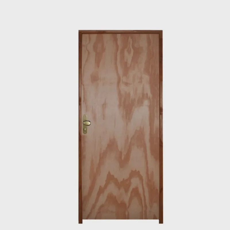 Kit Porta de Madeira 210x92cm Batente 11cm Fechadura Golf Rodam