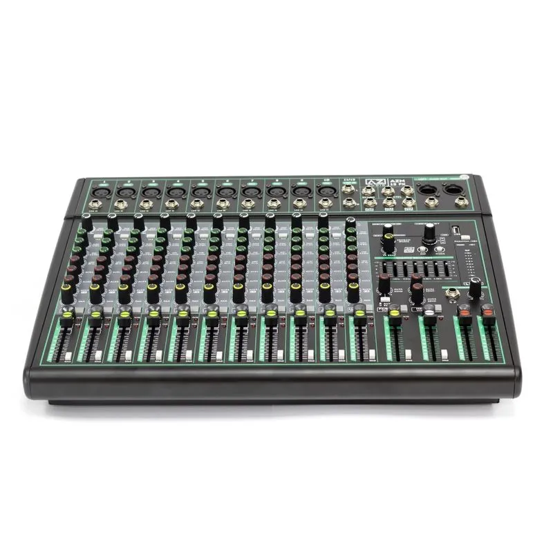 Mesa de Som 12 Canais Bluetooth az Audio AZM12FX USB Efeitos