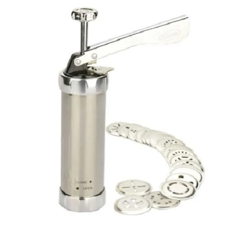 Máquina Para Biscoito Cookies Com 21 Acessórios Inox