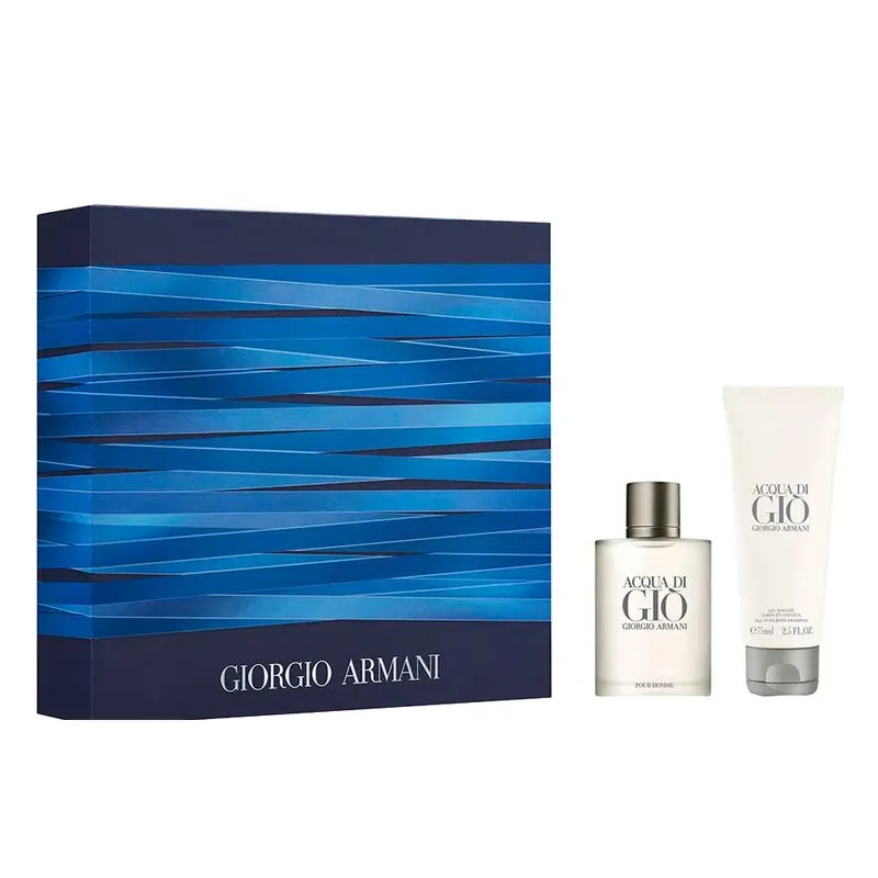 Aqua de Giò Giorgio Armani Kit Coffret Masculino - EDT + Gel de Banho Kit