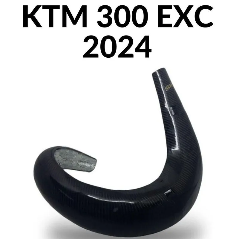 Protetor Descarga Ktm Exc 300 2024 Fibra Carbono