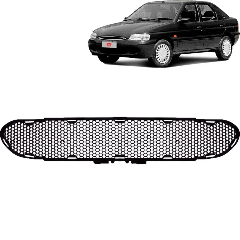 Grade De Parachoque Escort 97 98 99 00 01 Preta PlÁStico