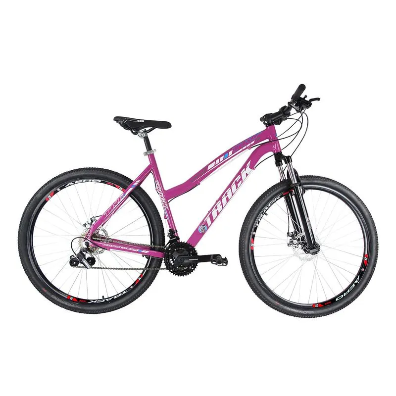 Bicicleta Track Bikes 29 - Marchas 21 TKFM MG Mountain Bike Rosa Escuro