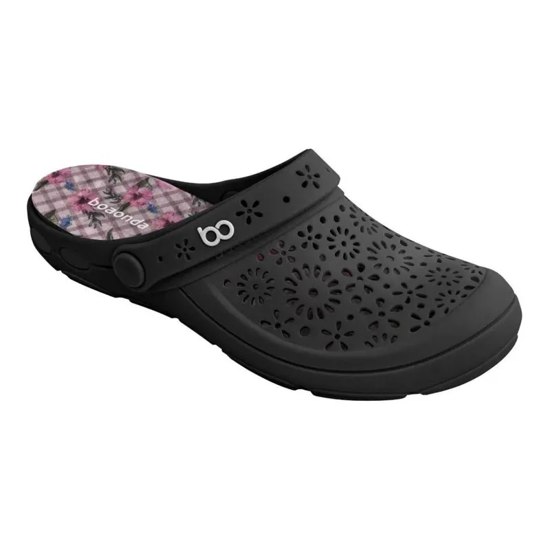 Sandália Clog Feminina Nellie Estilosa Confortável Boa Onda