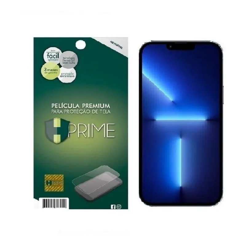 Película Hprime iPhone 13 Pro Max 6.7 Modelo Invisível Pet Plástico