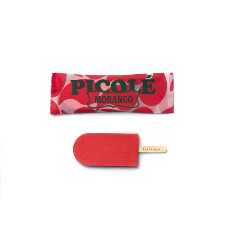 BLOCO GOURMET - PICOLE - MORANGO
