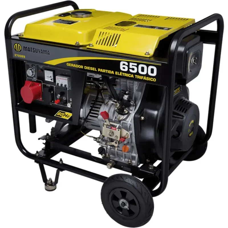 Gerador a Diesel GDA 6500 com Partida Elétrica 220V Matsuyama
