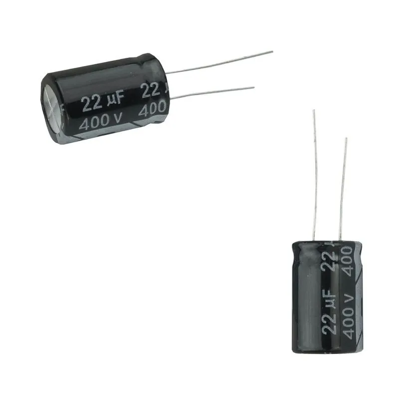 10x Capacitor Eletrolítico 22uf X 400v 105º Kit C/10 Peças