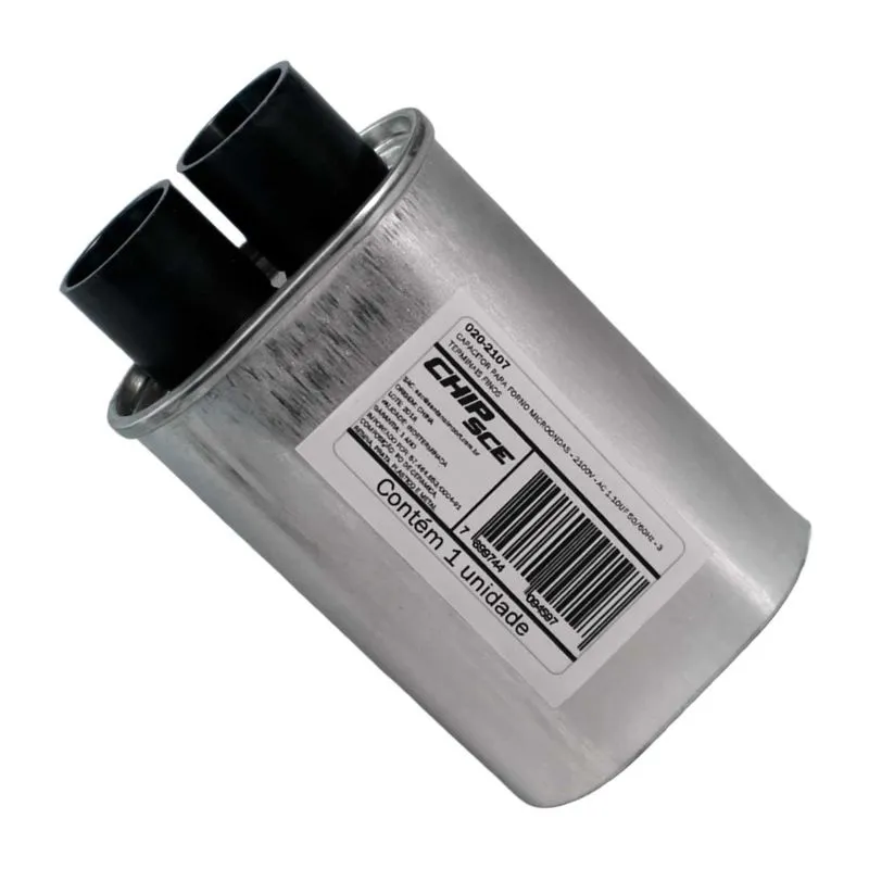 Capacitor Para Micro-ondas 1.10uf X 2100v 3 Terminais Finos