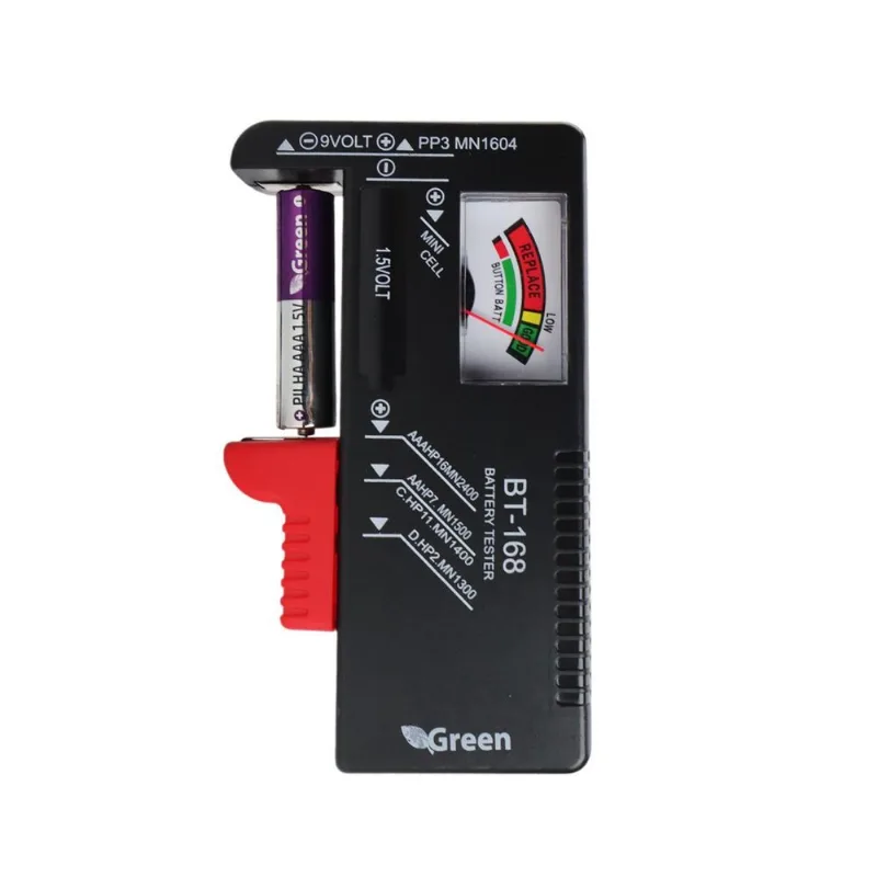 Teste De Pilhas Capacidade De Baterias Aa/aaa/9v Com Display