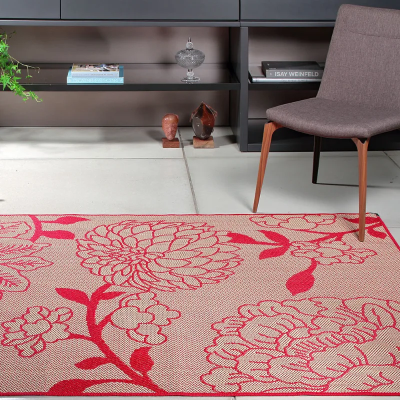 Tapete Sislle Vermelho 1,00x1,50m