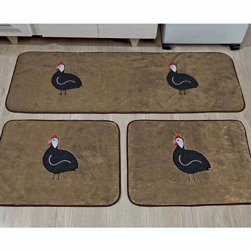Jogos Tapete 3 Peças Angola 1.35M X 48Cm Castor