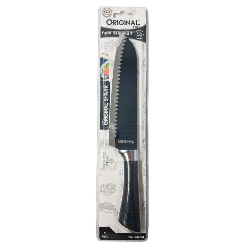 Faca Shark 31x3cm em Aço Inox original Line