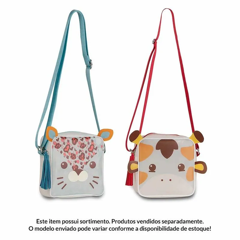 Bolsinha Infantil Box Translucida Clio Pets Sortida Clio Style