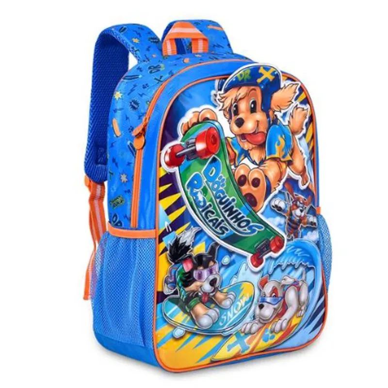 Mochila De Costas Doguinho Radicais Infantil Masculino - Clio
