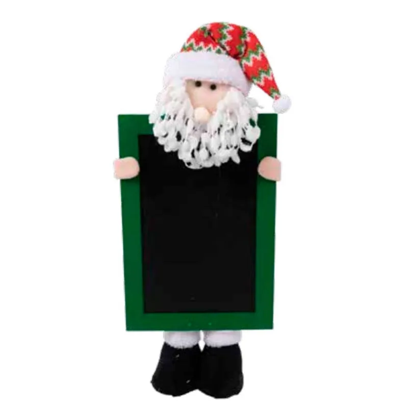 Papai Noel Placa Decorativo 58x25cm em MDF Rio de Ouro-Verde