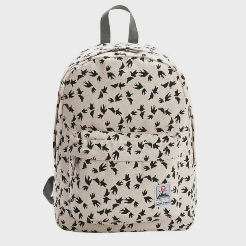 Mochila Chenson Estampada Escolar Canvas Teen Unissex