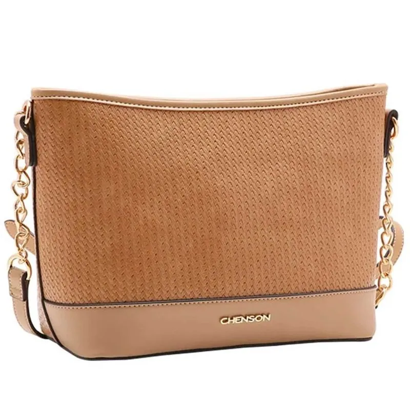 Bolsa Transversal Feminina Chenson Creme 3483377 UNICO