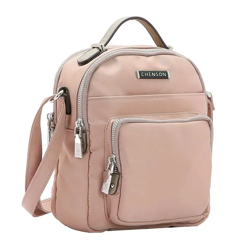 Bolsa Transversal Chenson Twill Nylon Bege 3784538 UNICO