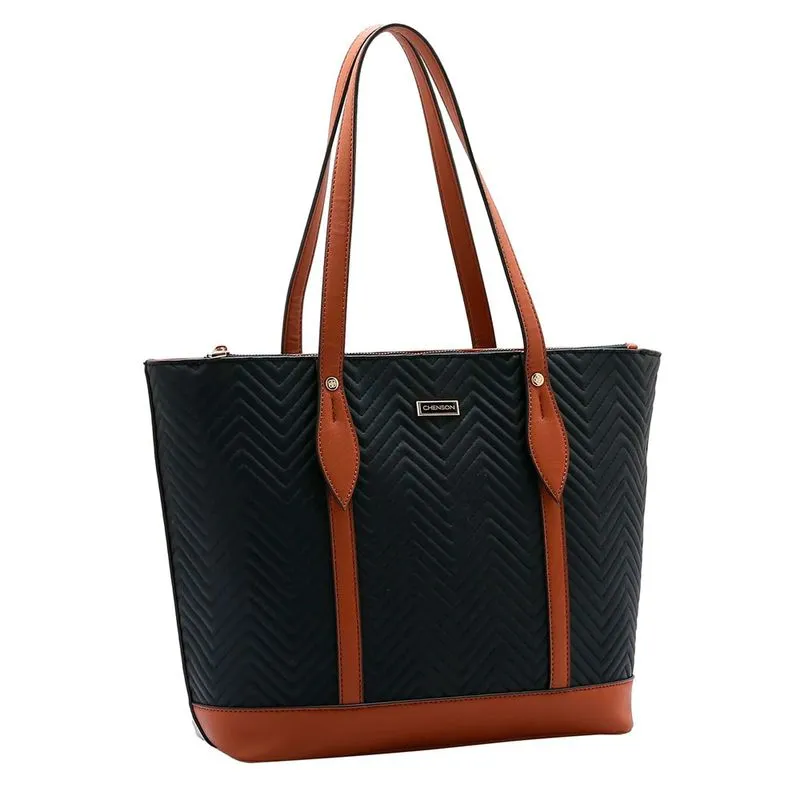 Bolsa de Ombro Feminina Chenson Preto 3484701 UNICO
