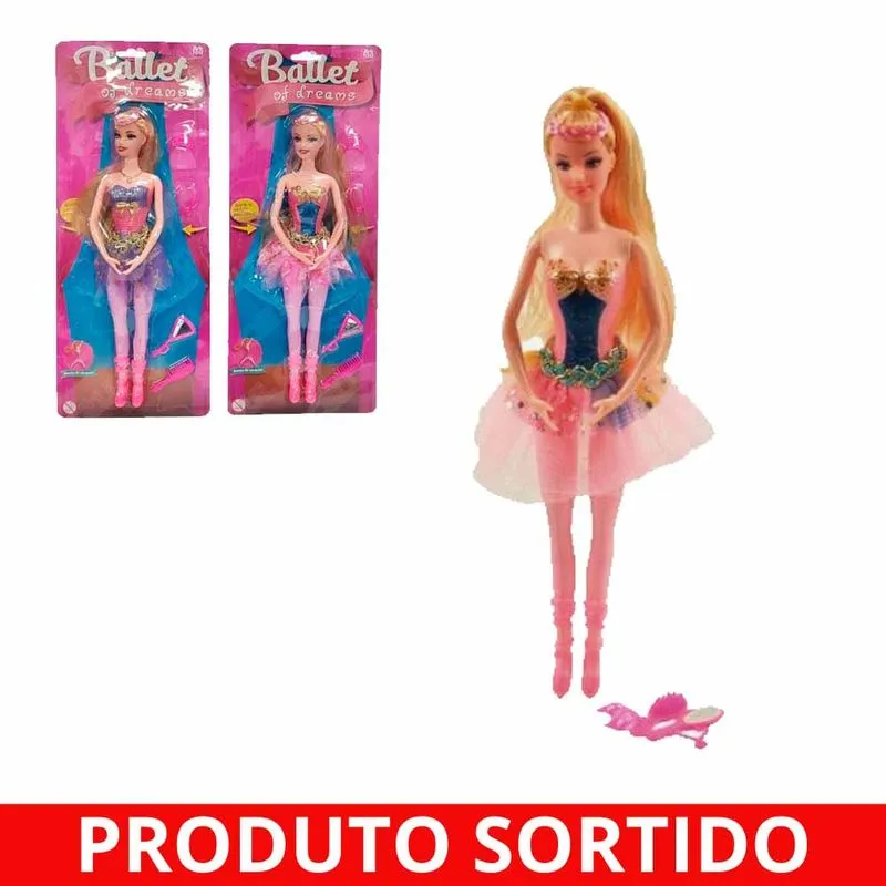 Boneca Ballet com Acessórios 3097 Ark brasil - UN