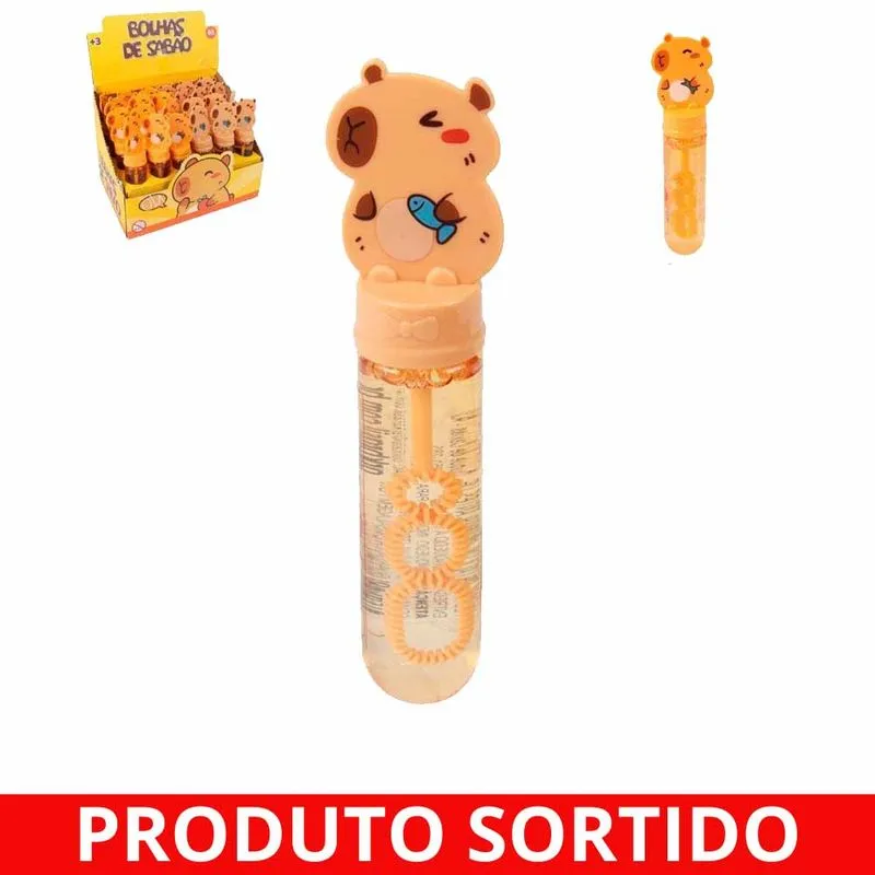 Bolha de Sabão 60ml Capivara AKT4638 Ark brasil - UN