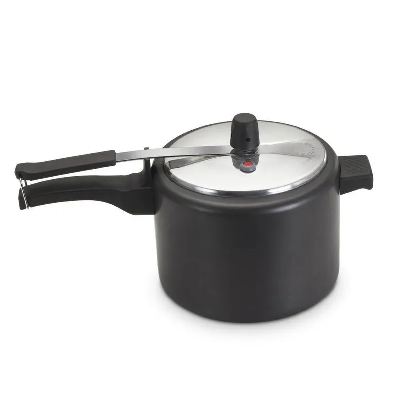 Panela Pressão 3 Litros Antiaderente Preto Alumínio Nacional