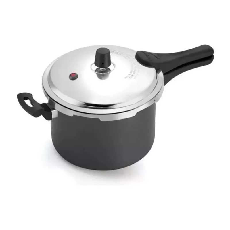 Panela de Pressão Fast 4,5L Fechamento Externo 16824 Preto - Nacional Alumínio