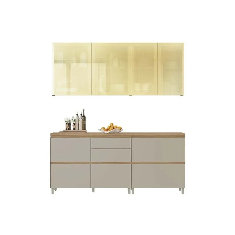 Cozinha Modulada Nesher Rainha Nesher 4 Peças CZ433 Nature/Greige