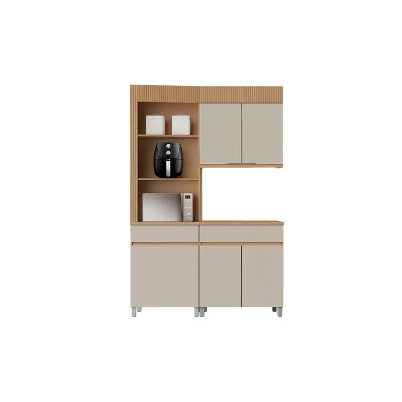 Kit Modulado Nesher Realeza 3 Peças Cz107 Carvalho/greice