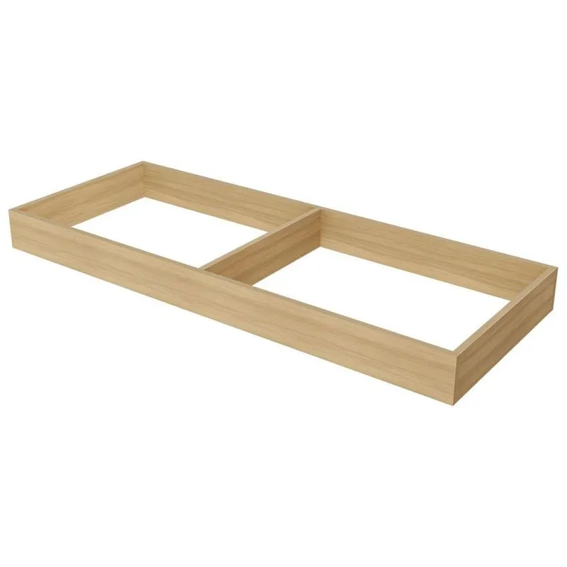 Módulo Cozinha Nesher Rainha Kit de Rodapé Multilinha 120x47x10cm Nature - Nesher
