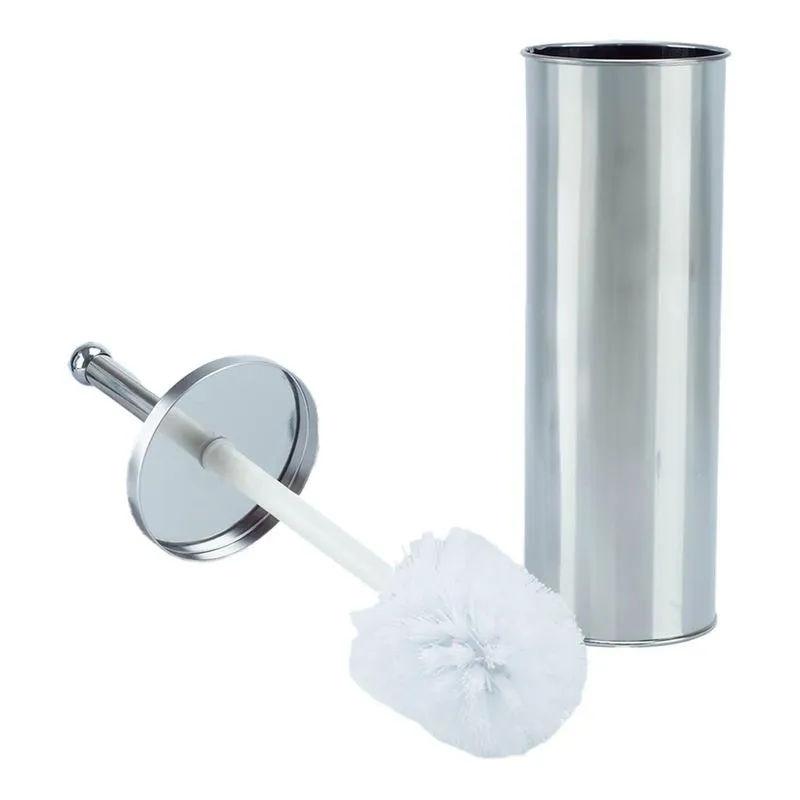 Escova Sanitária Para Banheiro Com Suporte De Inox