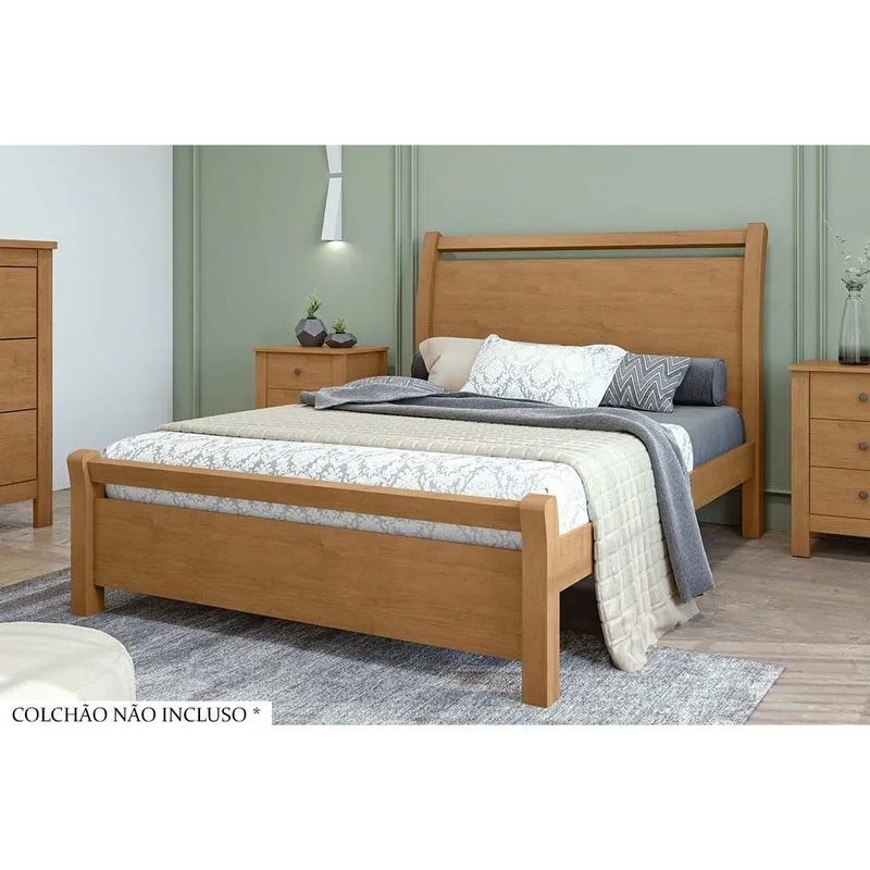 Cama de Casal Reali Amêndoa - Lopas