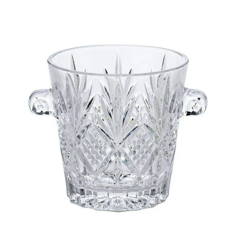 Balde para Gelo de Cristal Dublin 22,5cmx17cmx16,7 Lyor Transparente