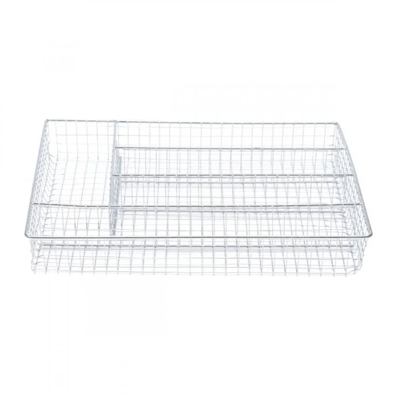 Suporte para Talheres de Ferro Cromado 26cmx5cm L6671 Lyor Prata