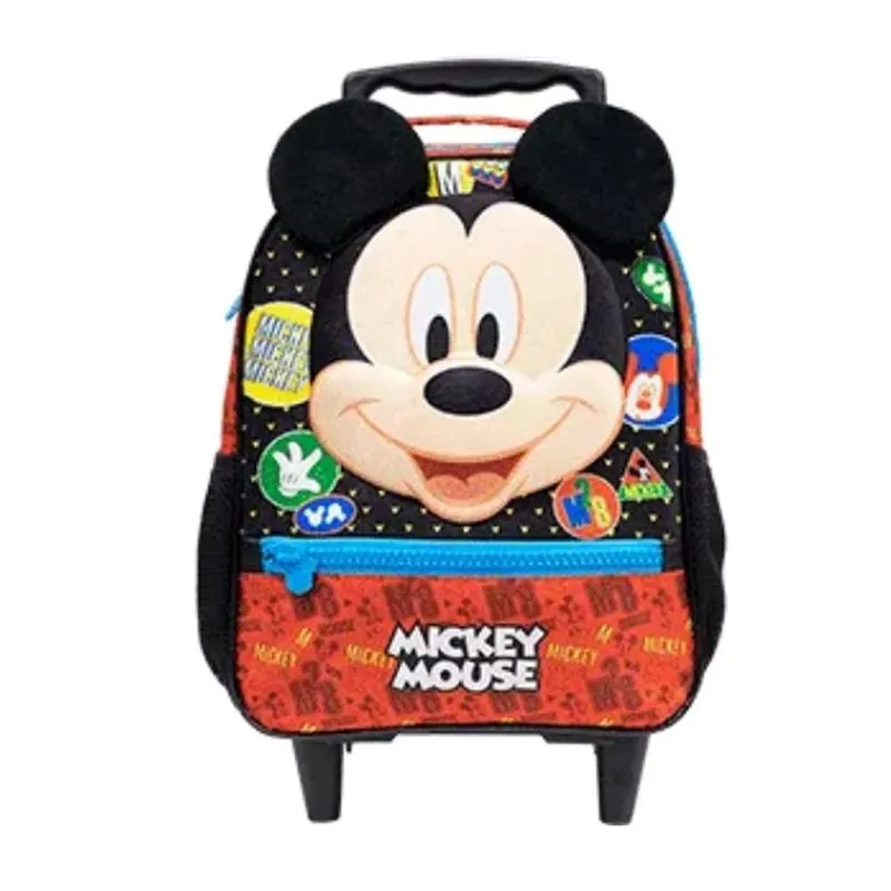 Mochila de Rodinhas Xeryus Tamanho 14 Mickey Preto Y1 9321