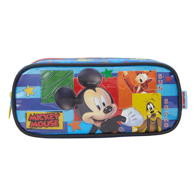 Estojo Simples Azul - Disney Mickey XERYUS IMPORTACAO E