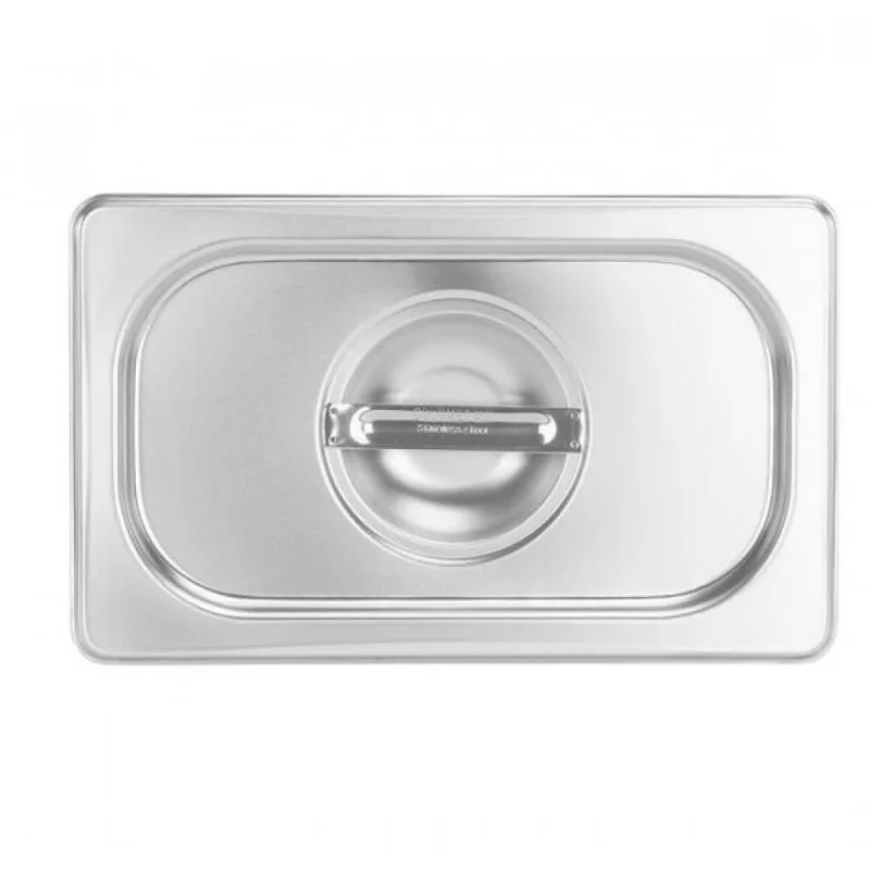kit 10 Tampas de Cuba Gastronomica Inox 1/4 Sem Recorte - Brasinox