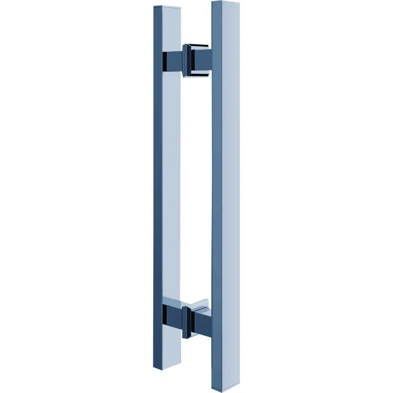 Puxador Duplo para Porta em Inox Polido PR4160 Premium Ducon Metais Cromado