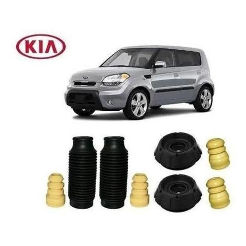 Kit Coxim Batente Dianteiro Traseiro Kia Soul 2009 2010 2011