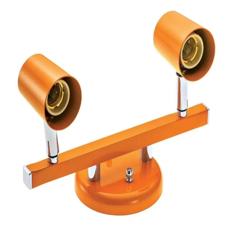 Trilho Delaware para 2 Lâmpadas 8424 Laranja - Click Injet