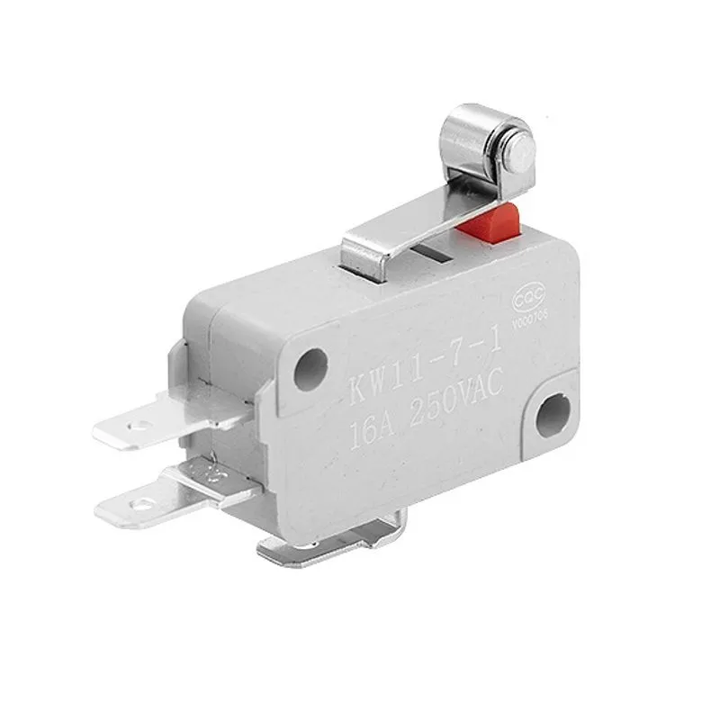 Microswitch Com Roldana 16a 250v 28x16x10mm