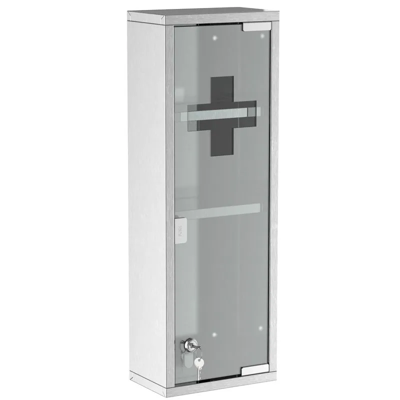 Armário Para Remédios, Medicamentos,aço Inox 3 Prateleiras