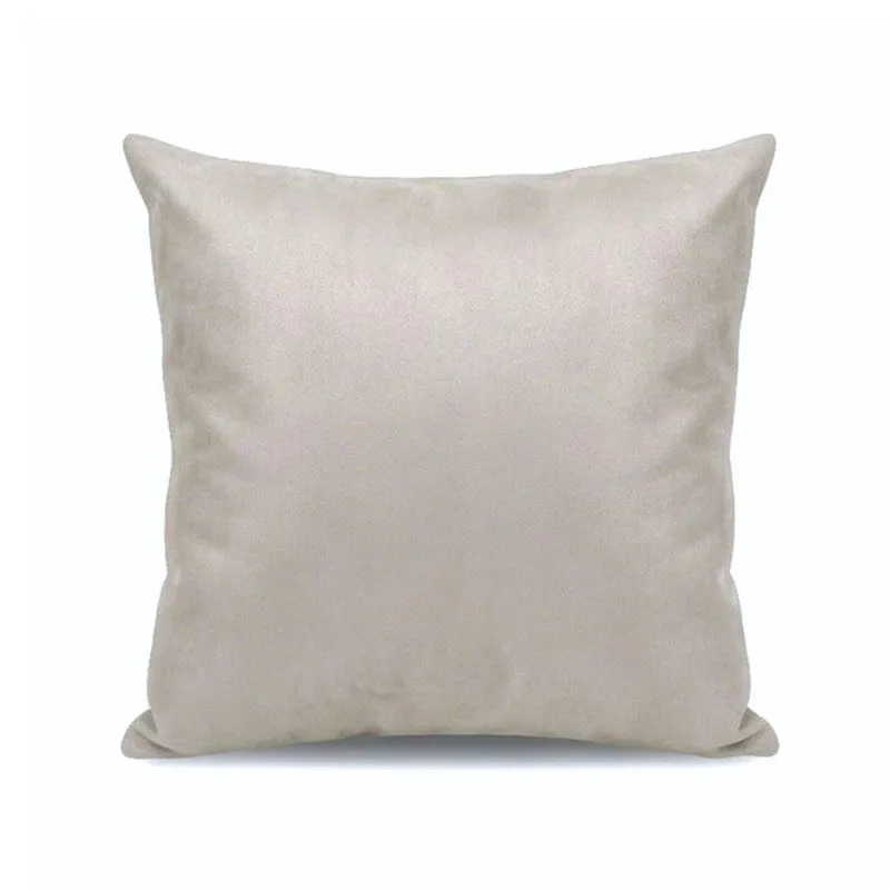 Almofada Decorativa Suede Lisa Toque Macio Acabamento Impecável 43cm Decorella